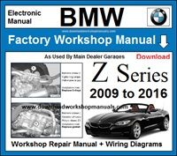BMW Z Series Workshop Service Repair Manual Download